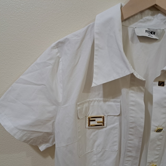 Fendi White button down dress - Picture 5 of 13